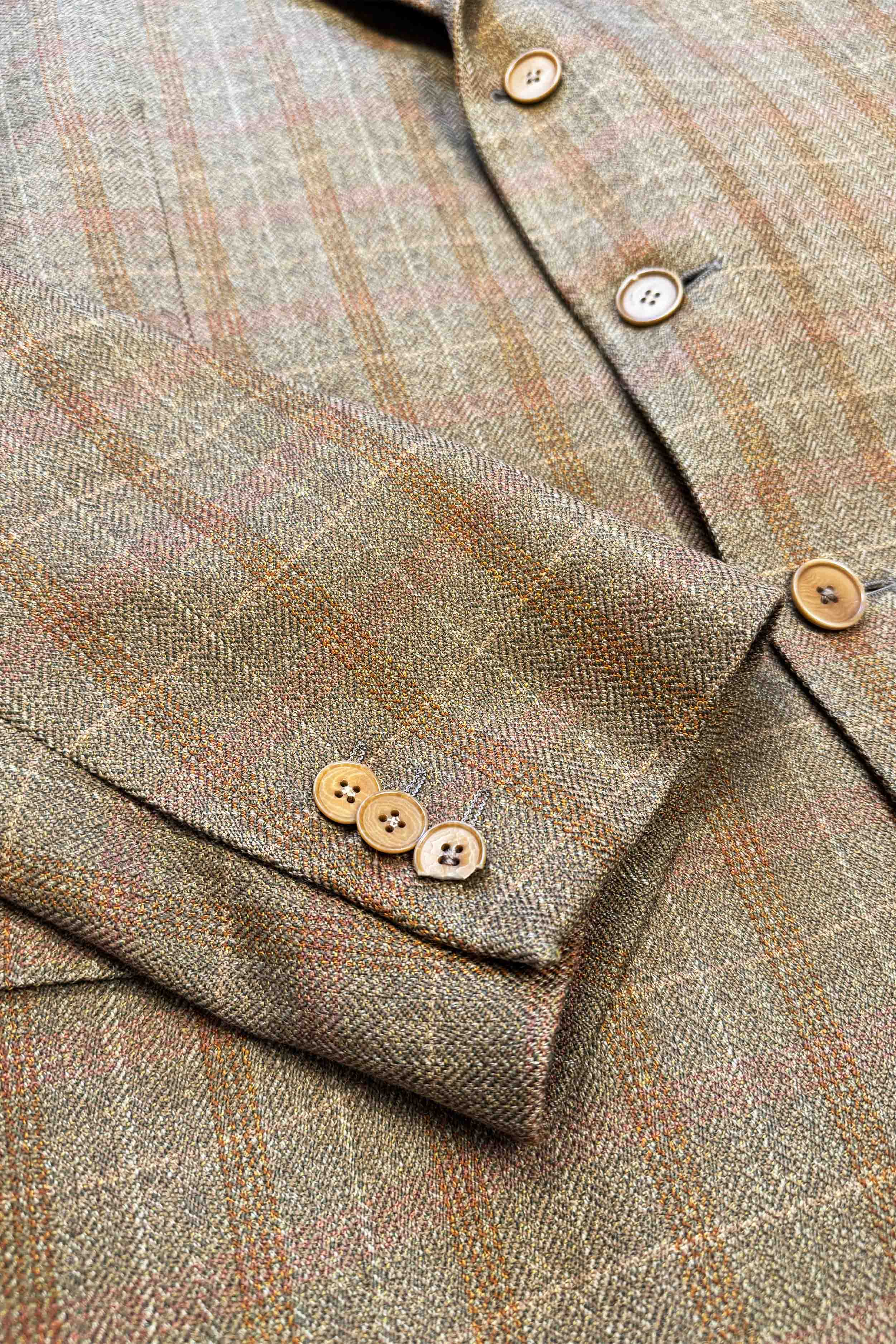 Karierter Blazer in braun (Gr. 42 FR)