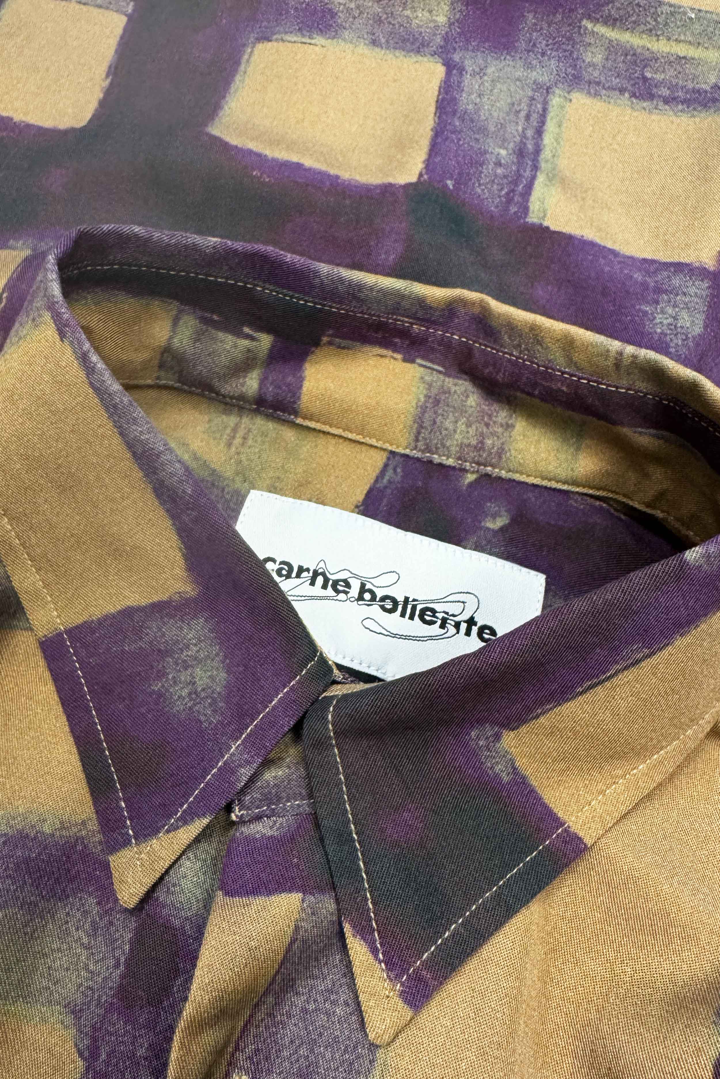 Hemd mit Brush-Print (Gr. M)