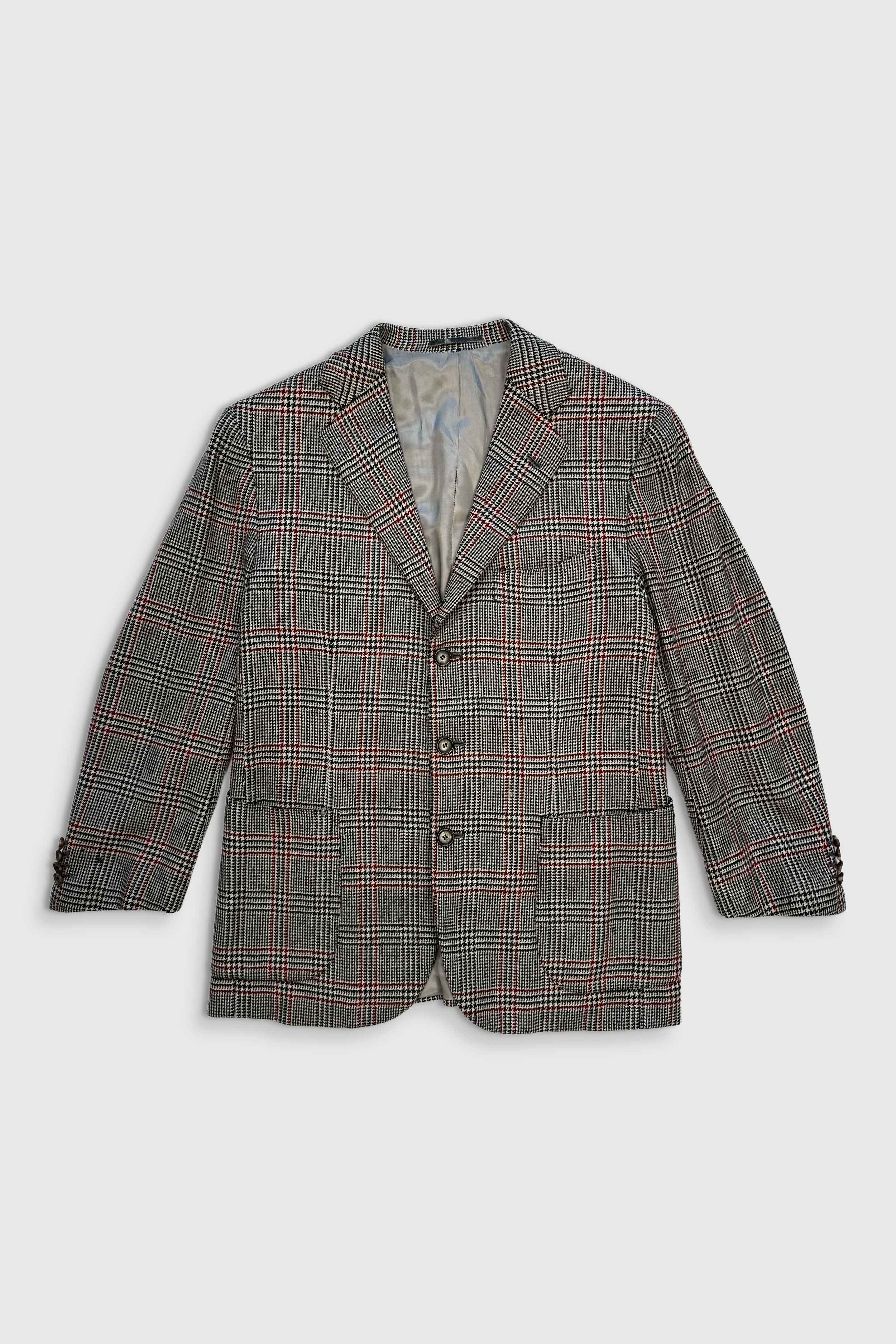 Karierter Cashmere Blazer (Gr. 48)