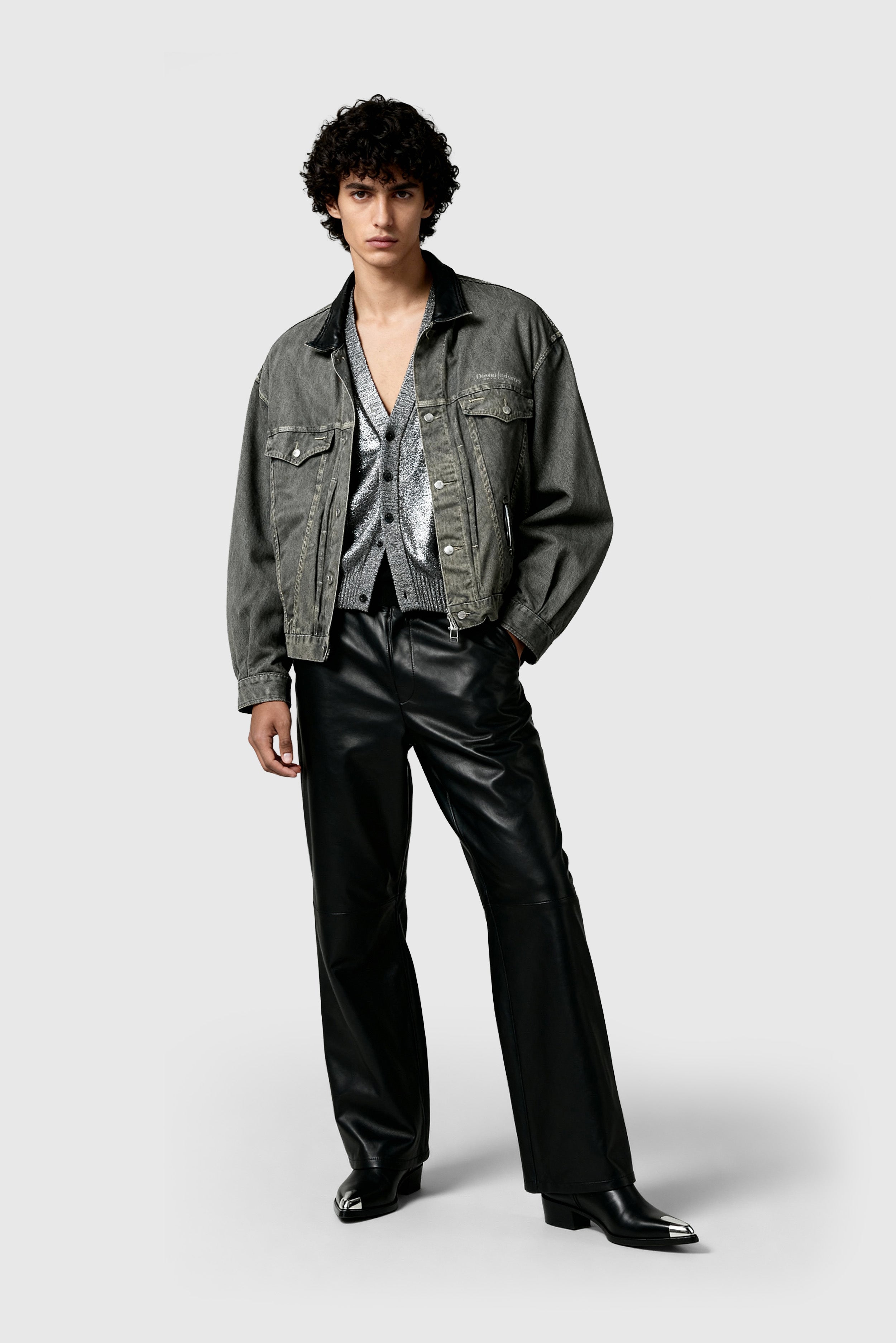 Vintage Denim Jacke (Gr. XL)