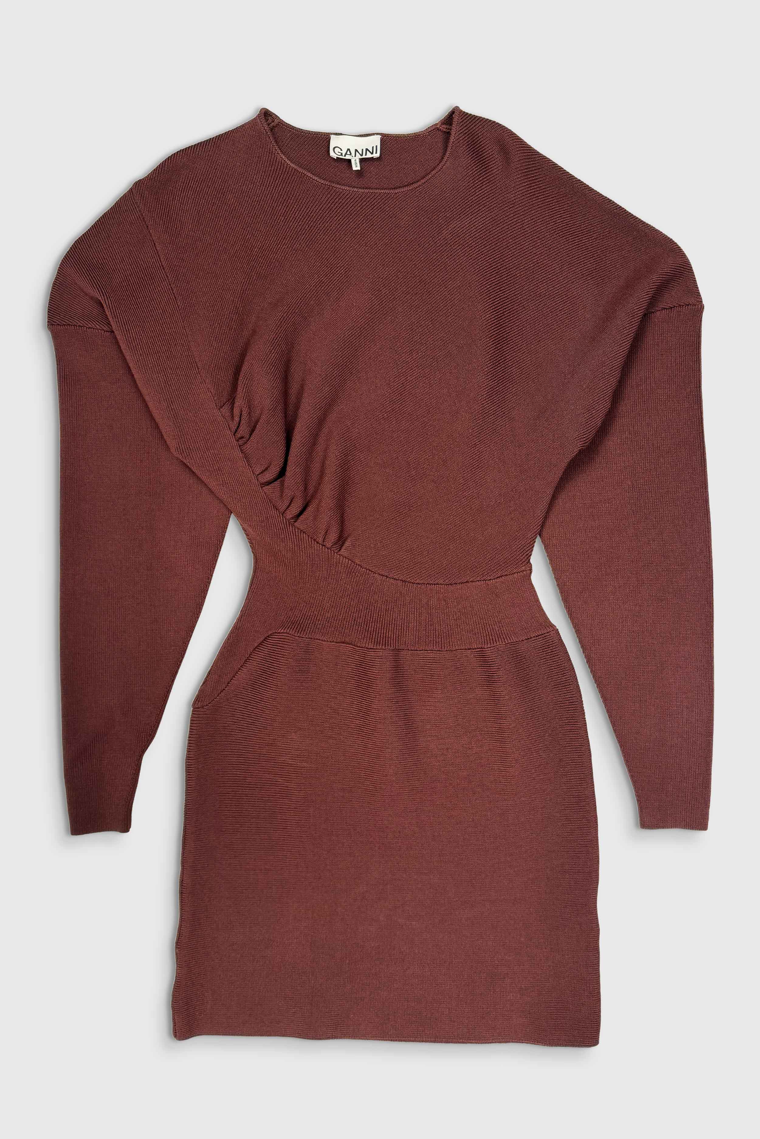 Mini-Kleid mit langen Ärmeln (Gr. 36 FR)