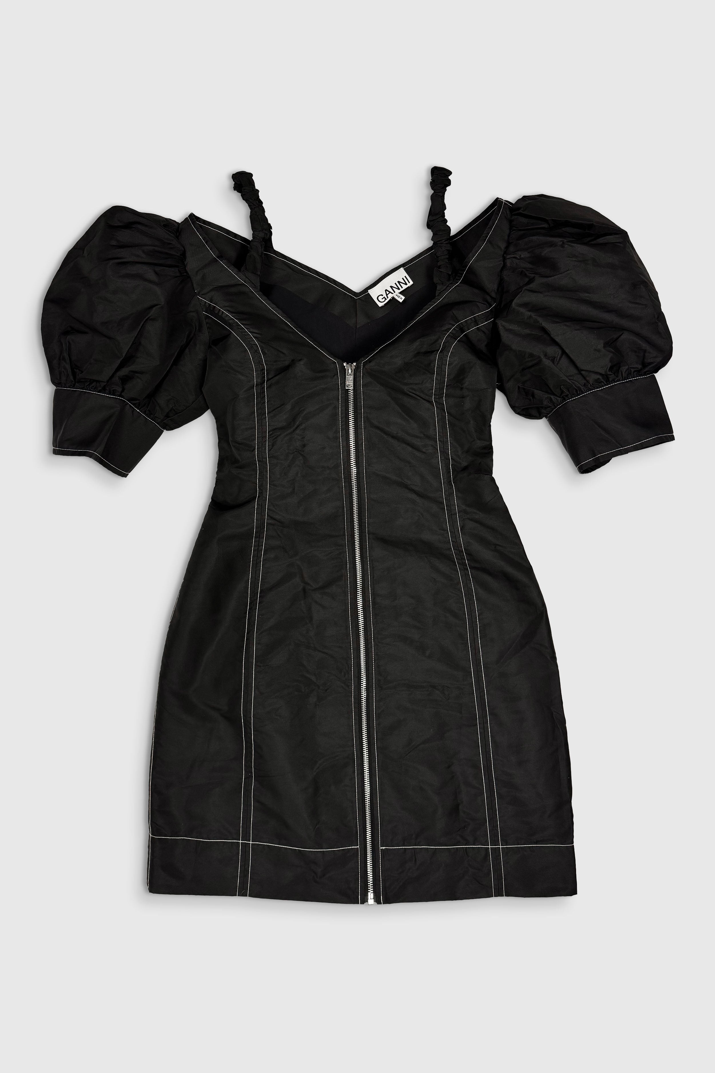 Mini-Kleid mit Statement-Ärmeln (Gr. 34 FR)