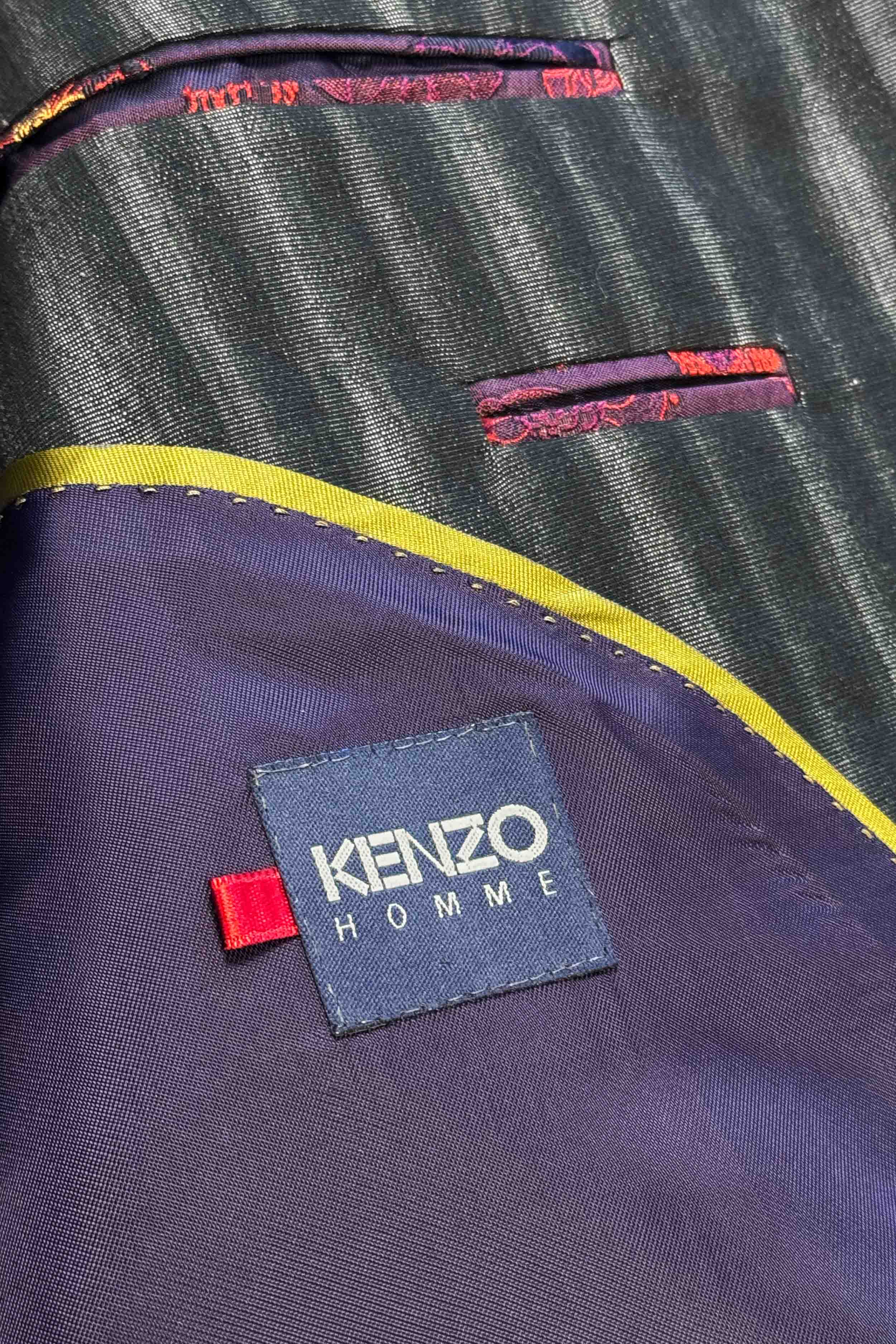 Gestreifter Blazer im Patchwork-Design (Gr. 52)