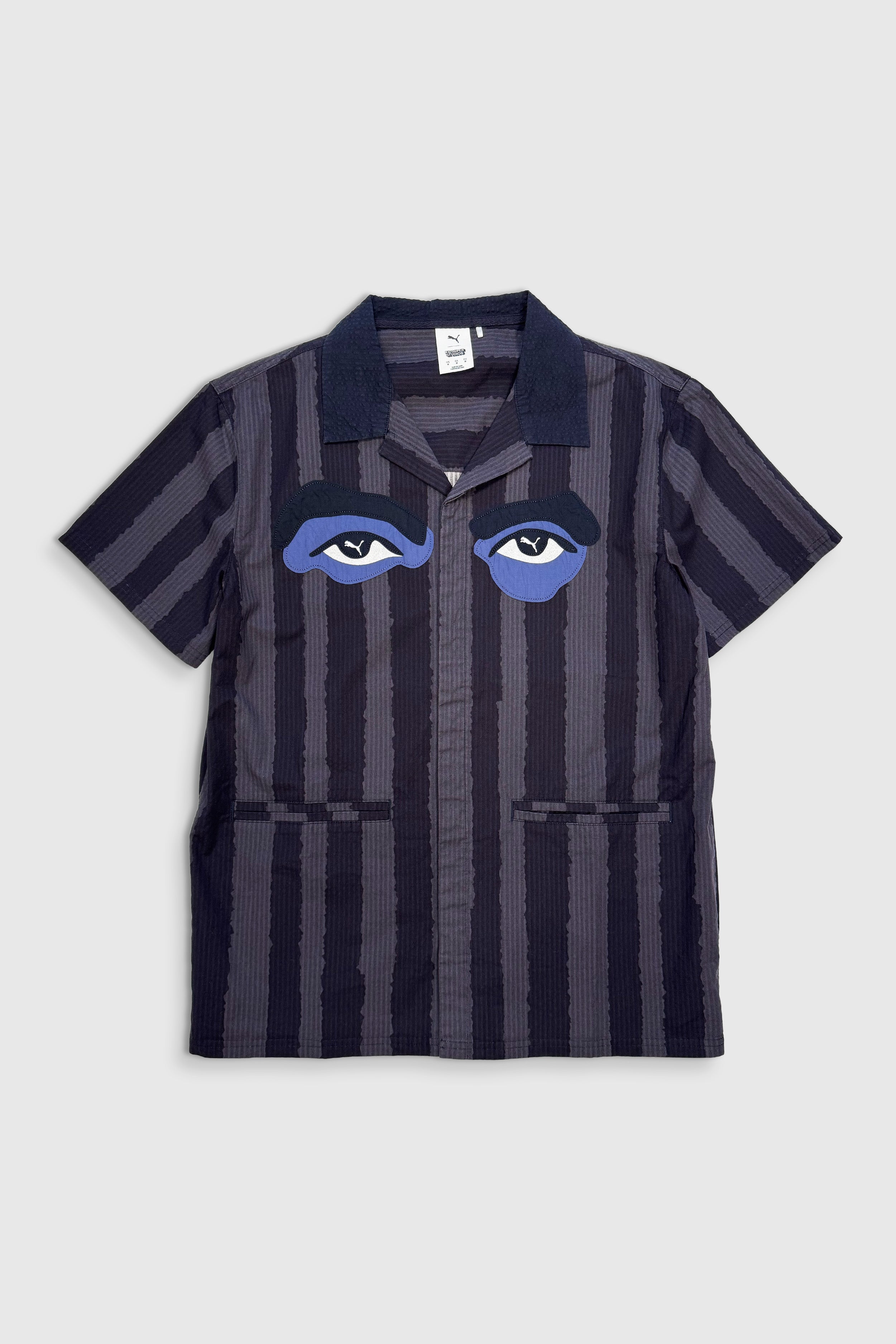 Gestreiftes Kurzarm Hemd (Gr. M)