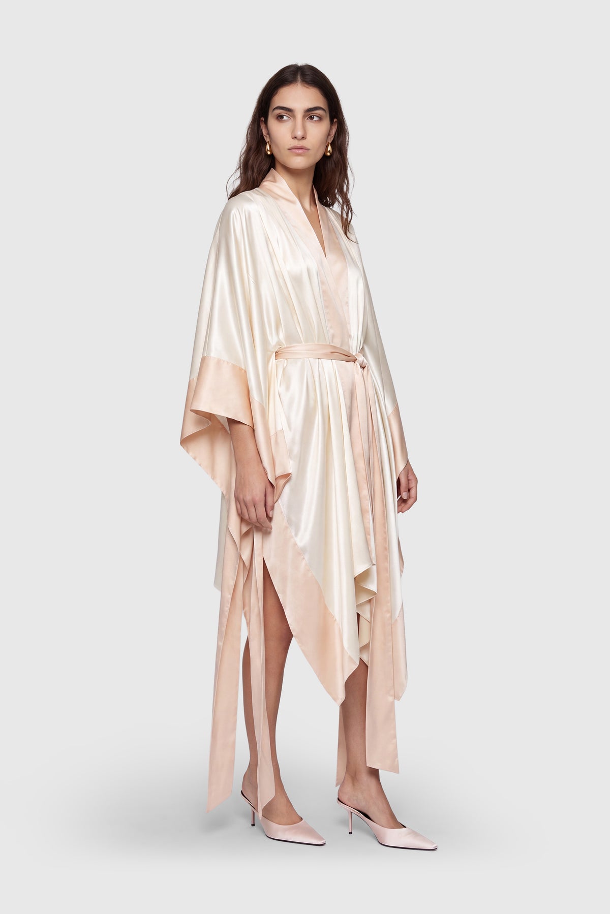 Asymmetrisches Kimono Kleid