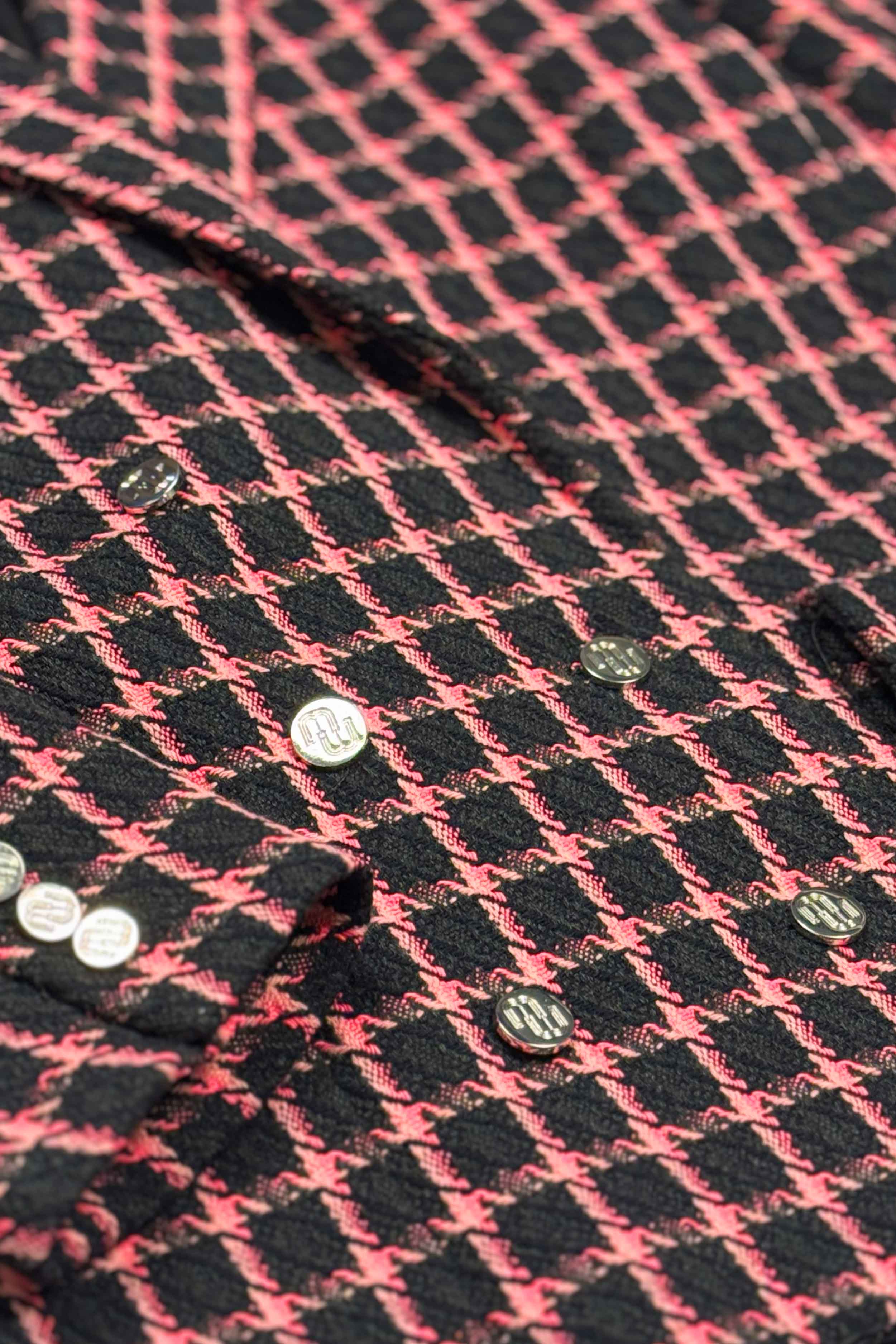 Blazer im Prince-of-Wales-Muster (Gr. 40 FR)