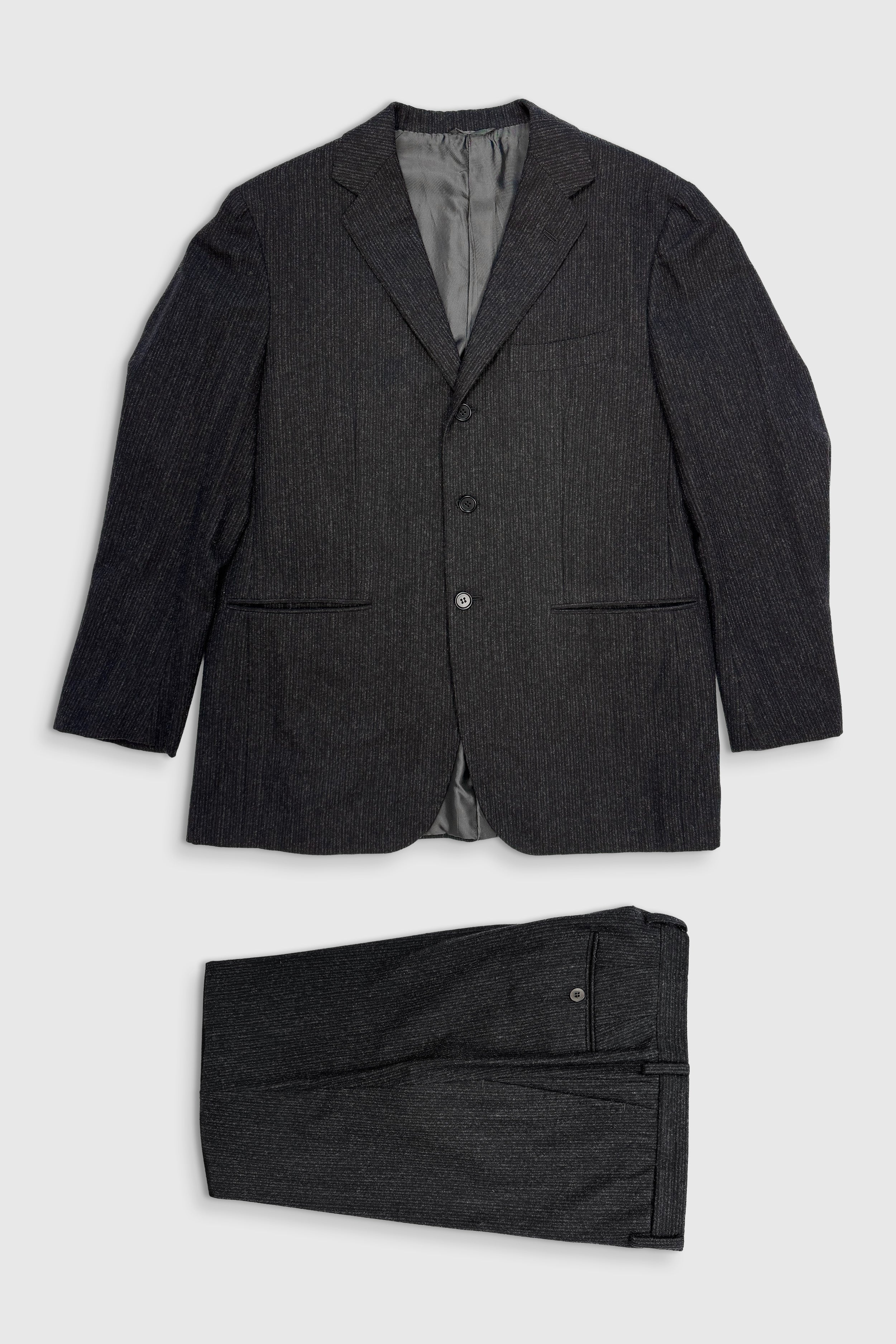 Einreihiger Anzug aus Wolle (Gr. 52)