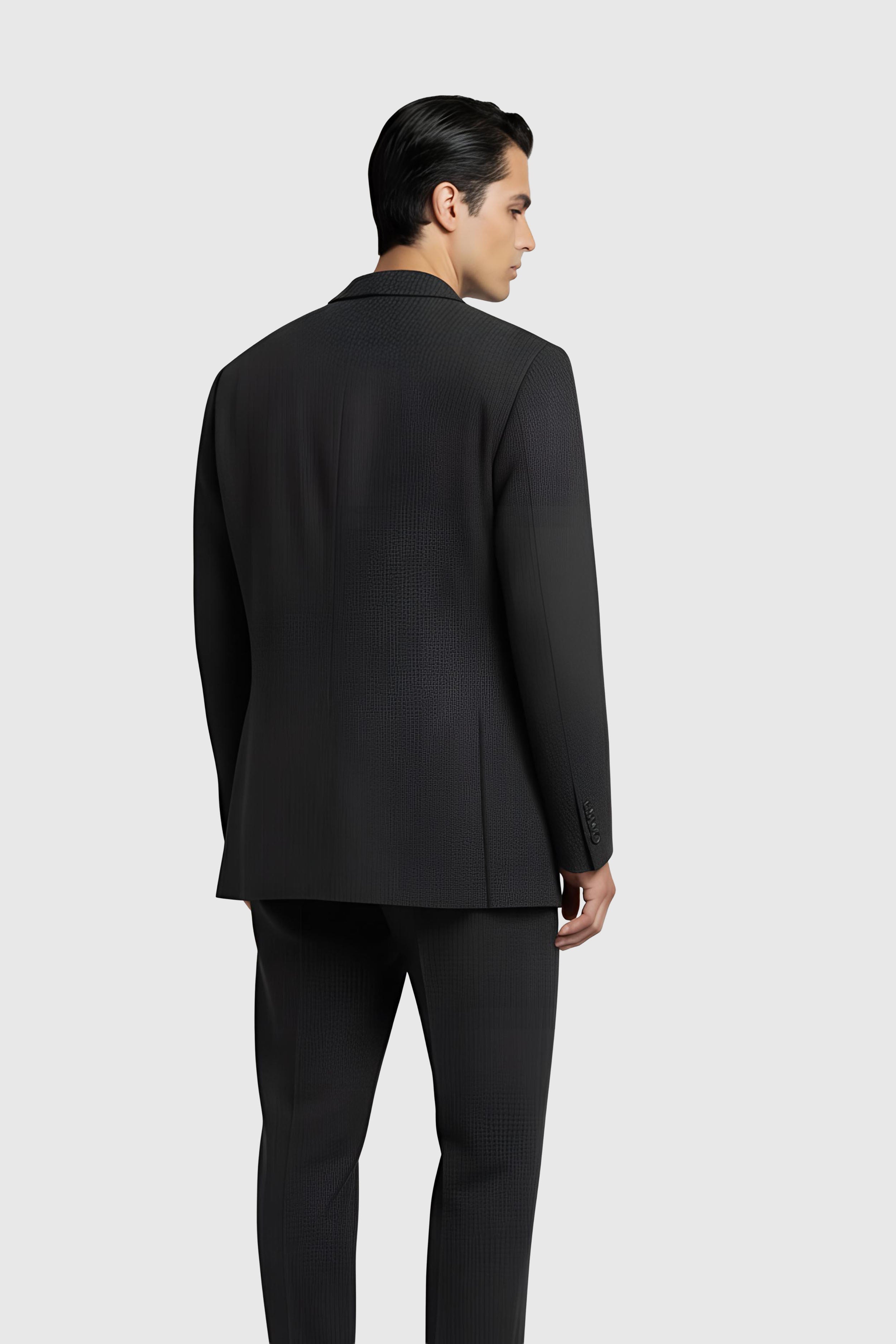 Einreihiger Anzug aus Wolle (Gr. 52)