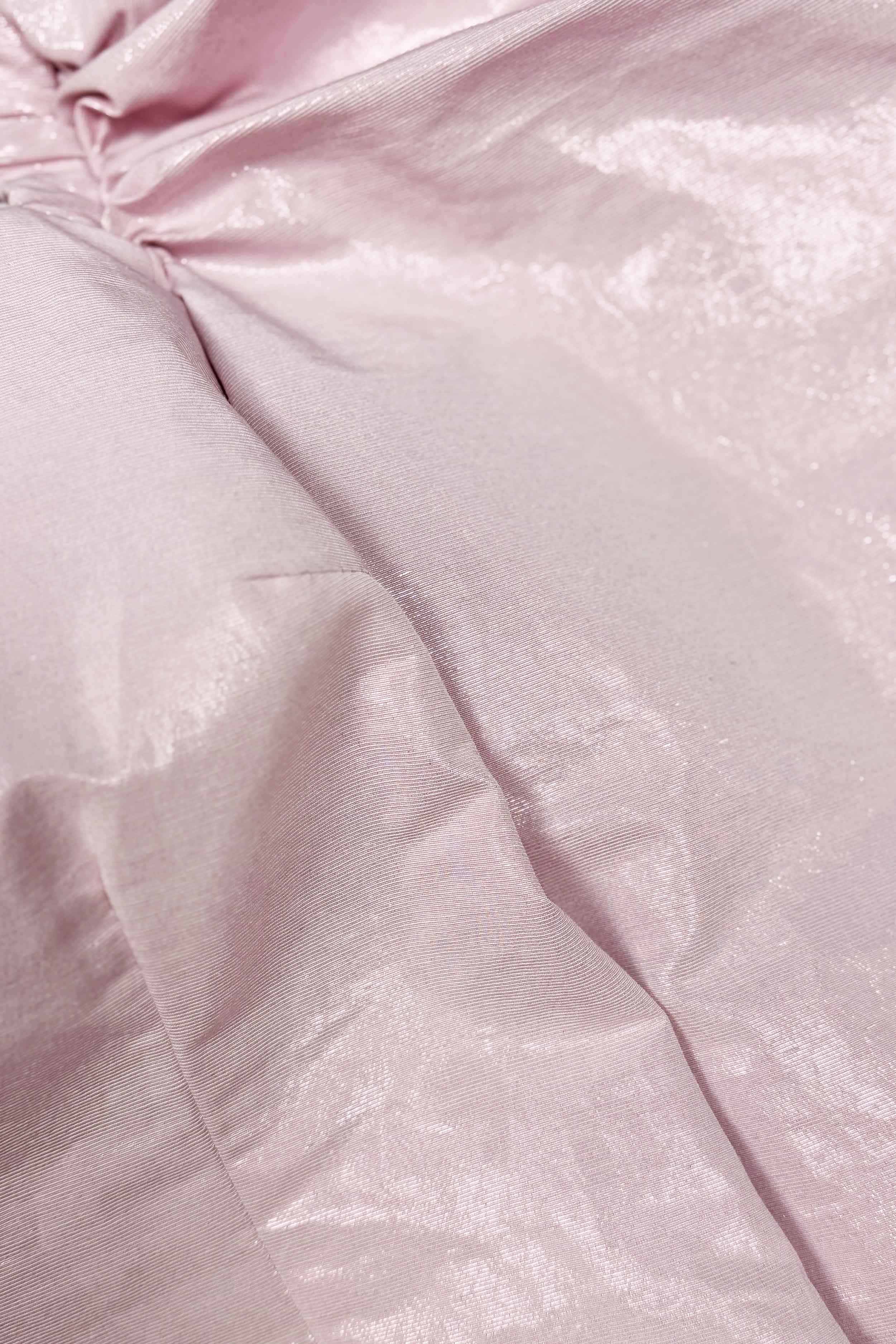 Crop-Top in Metallic-Rosa (Gr. S)