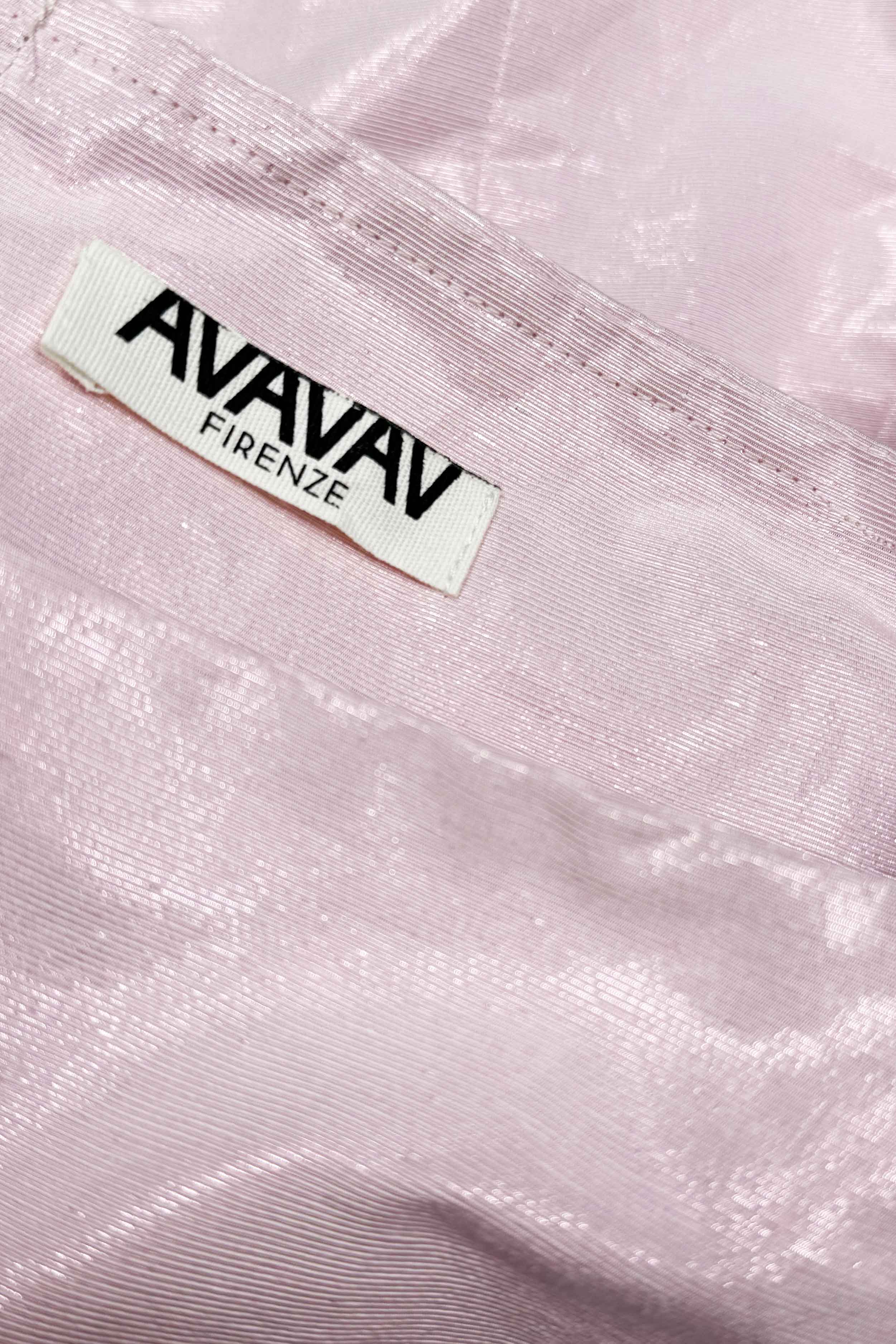 Crop-Top in Metallic-Rosa (Gr. S)