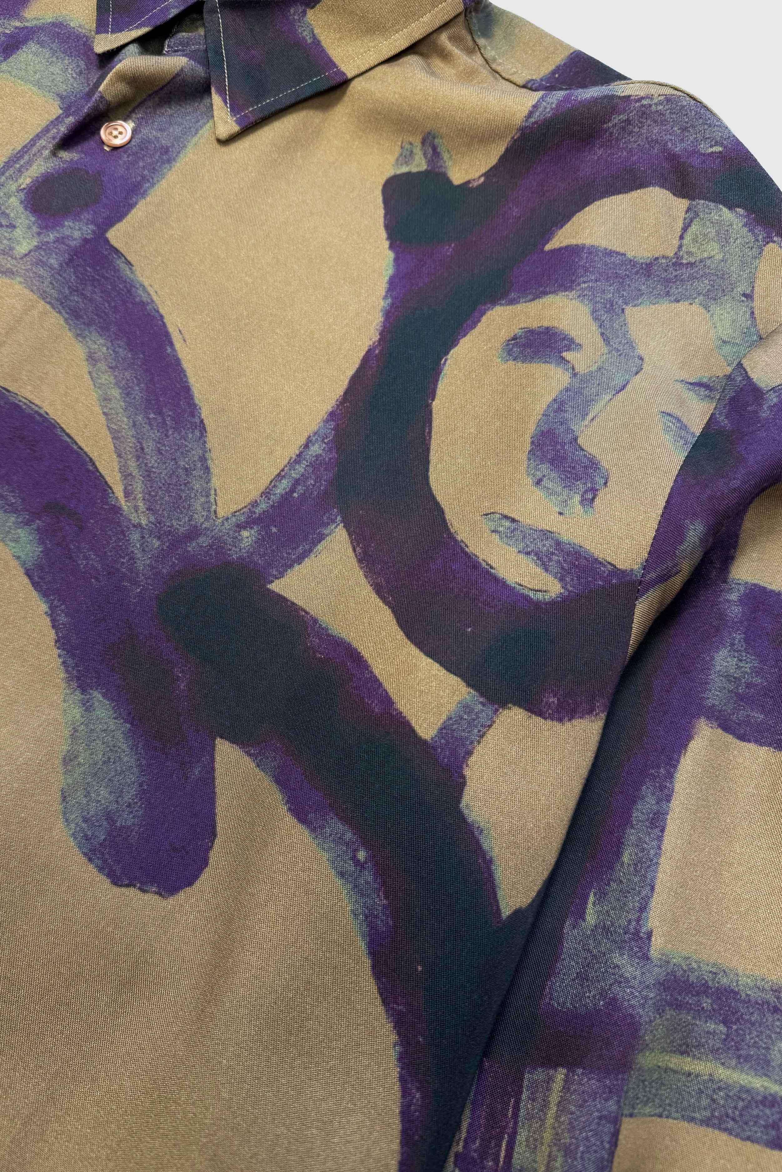 Hemd mit Brush-Print (Gr. M)