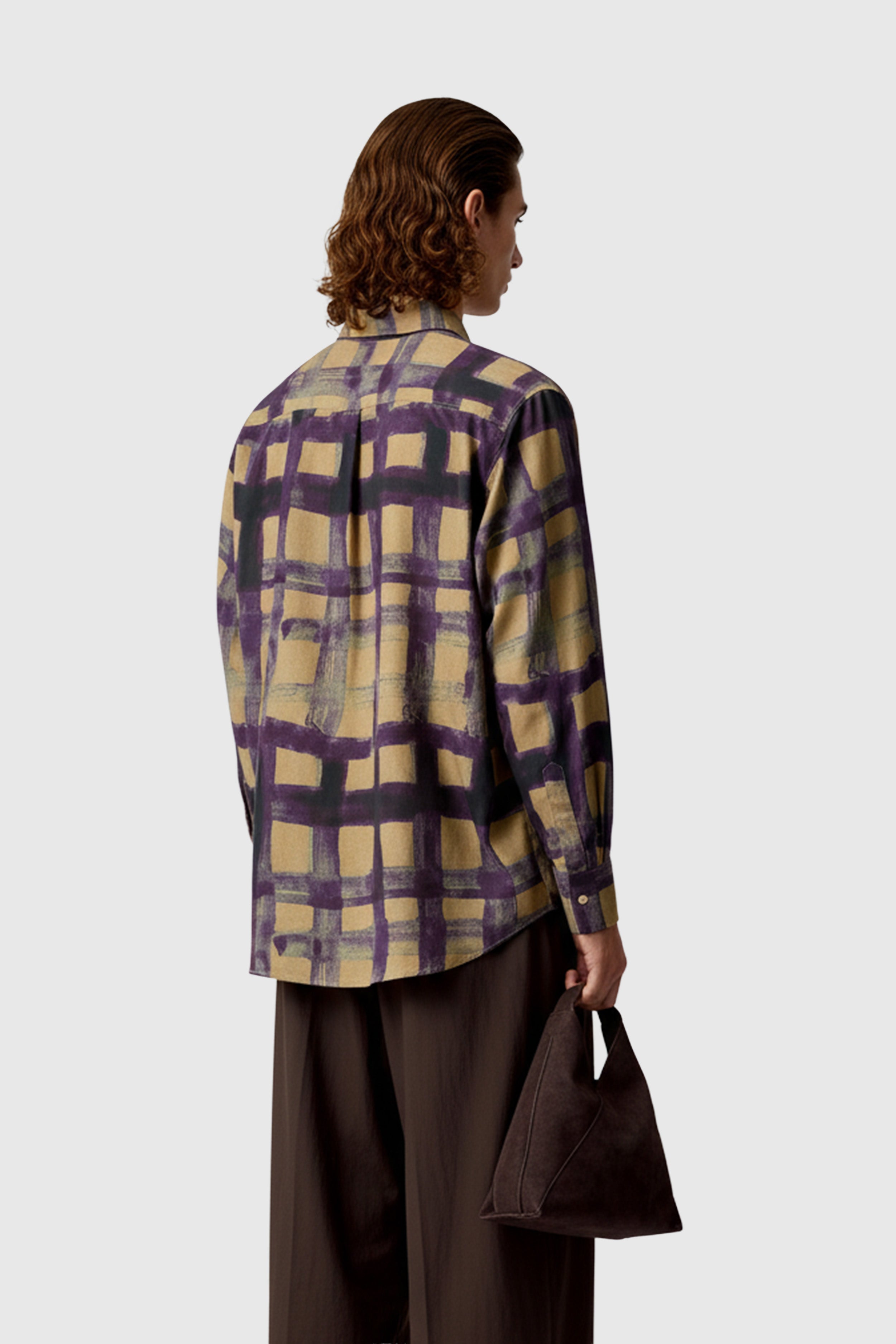 Hemd mit Brush-Print (Gr. M)