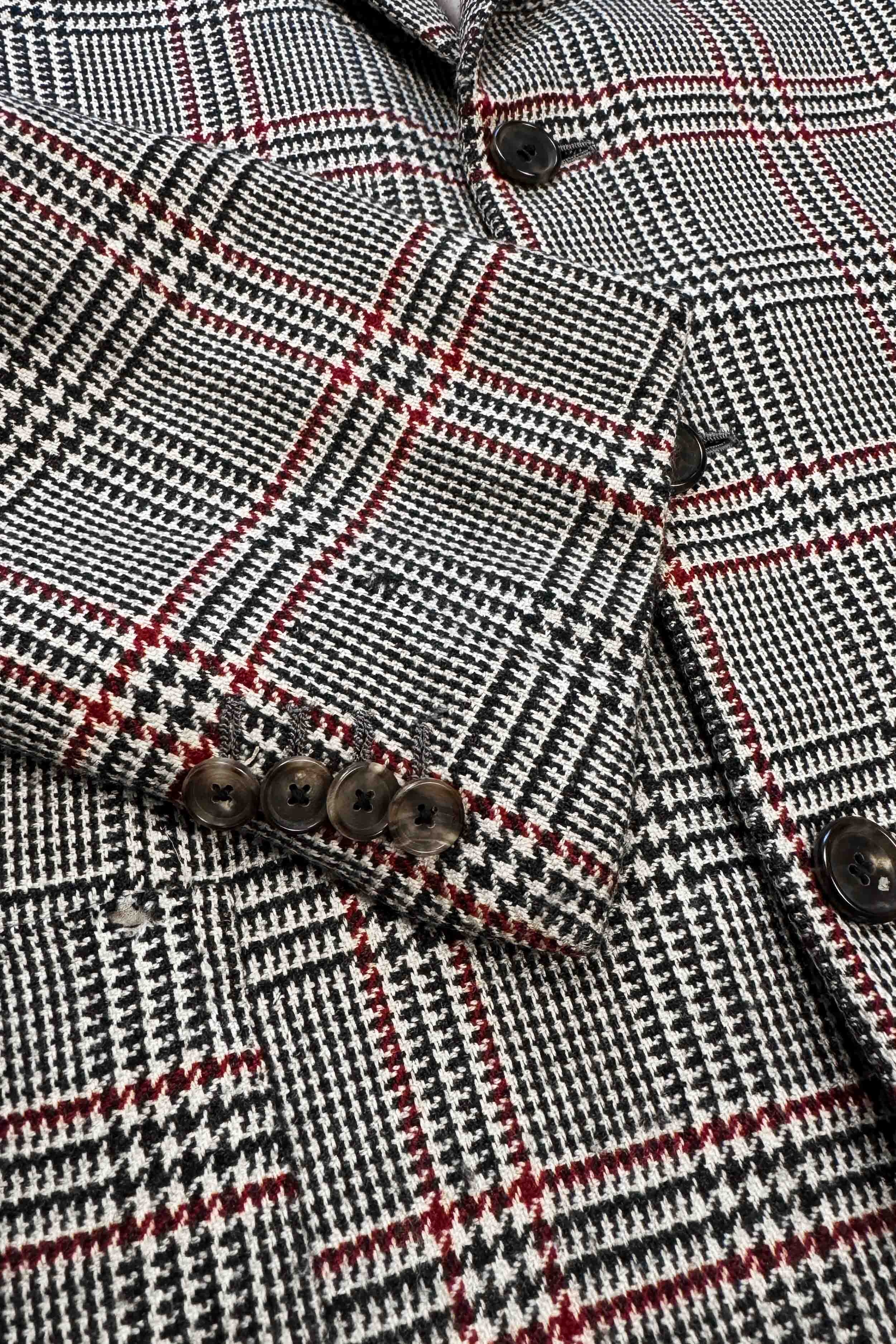 Karierter Cashmere Blazer (Gr. 48)