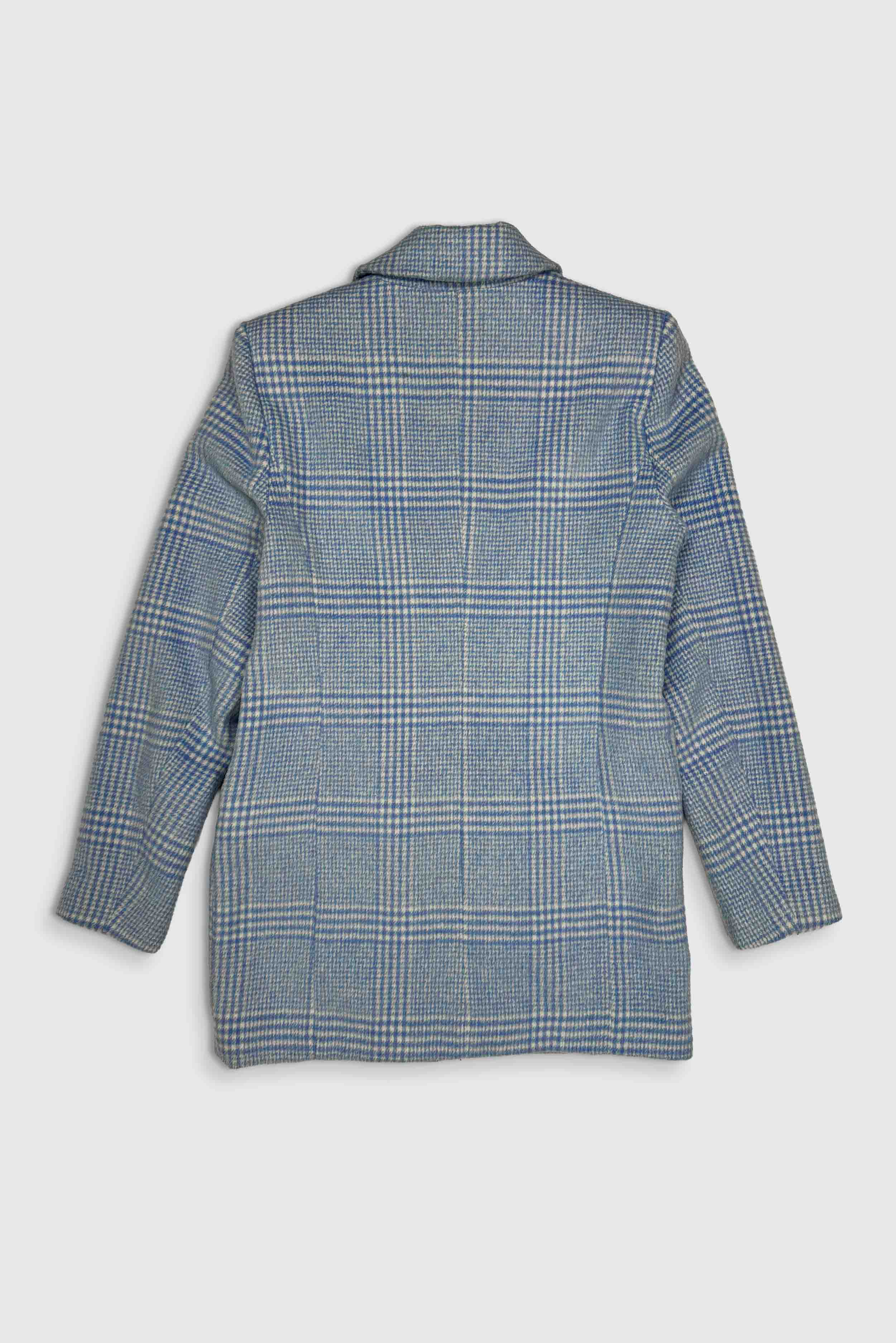 Doppelreihiger karierter Blazer (Gr. 36 FR)