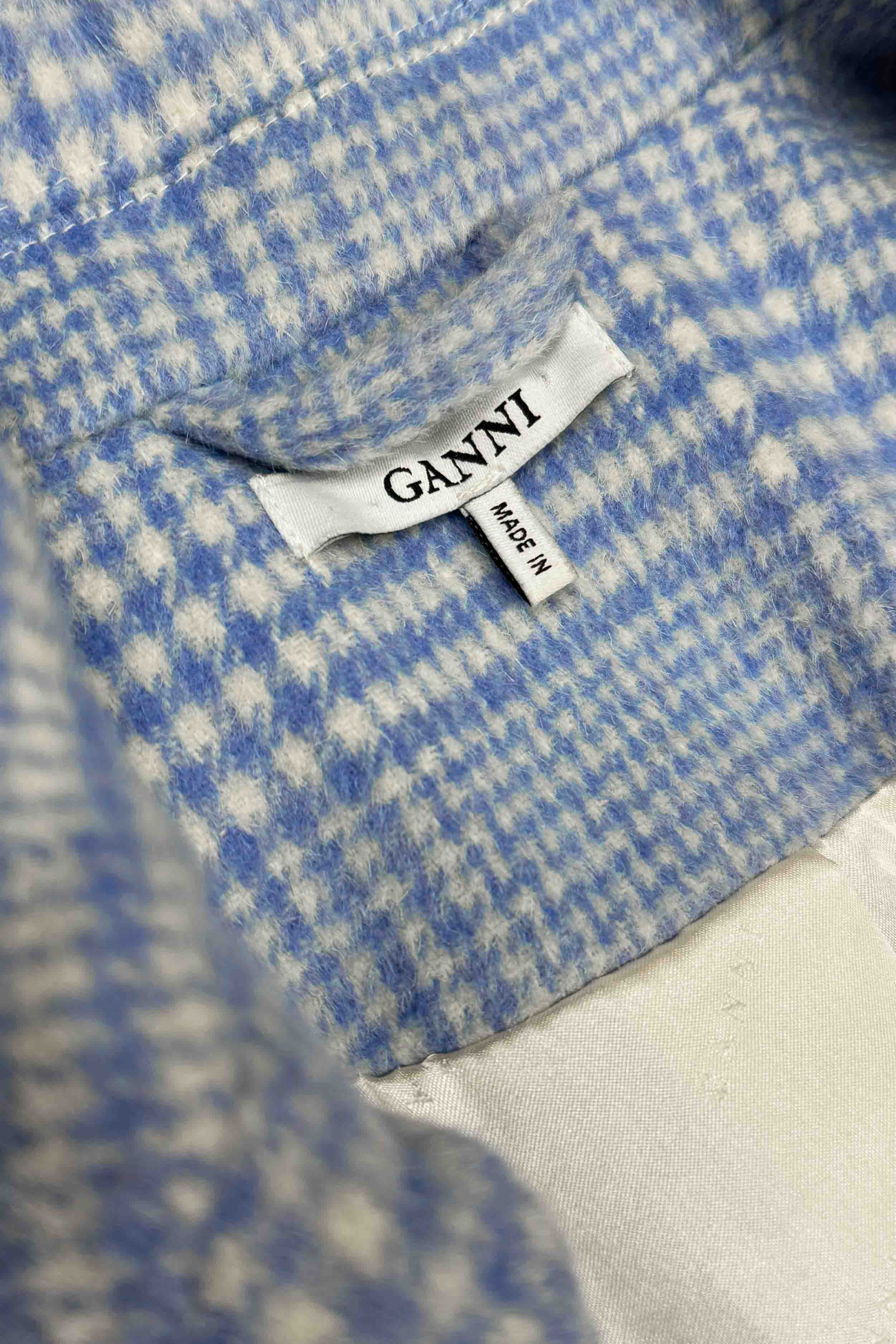 Doppelreihiger karierter Blazer (Gr. 36 FR)