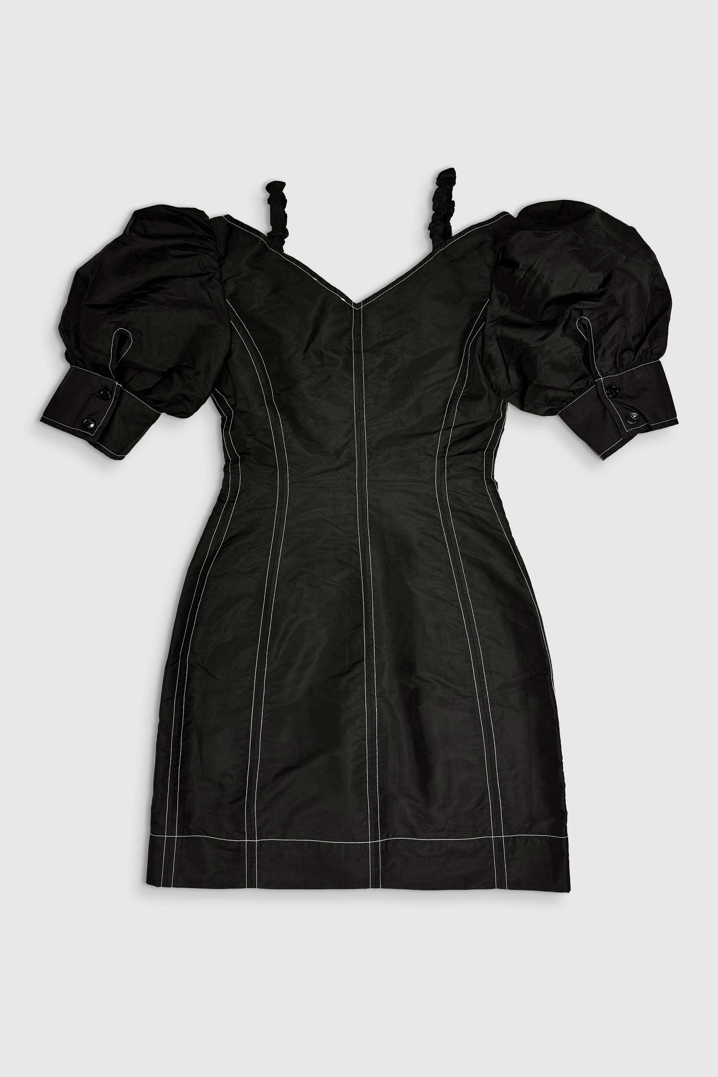 Mini-Kleid mit Statement-Ärmeln (Gr. 34 FR)