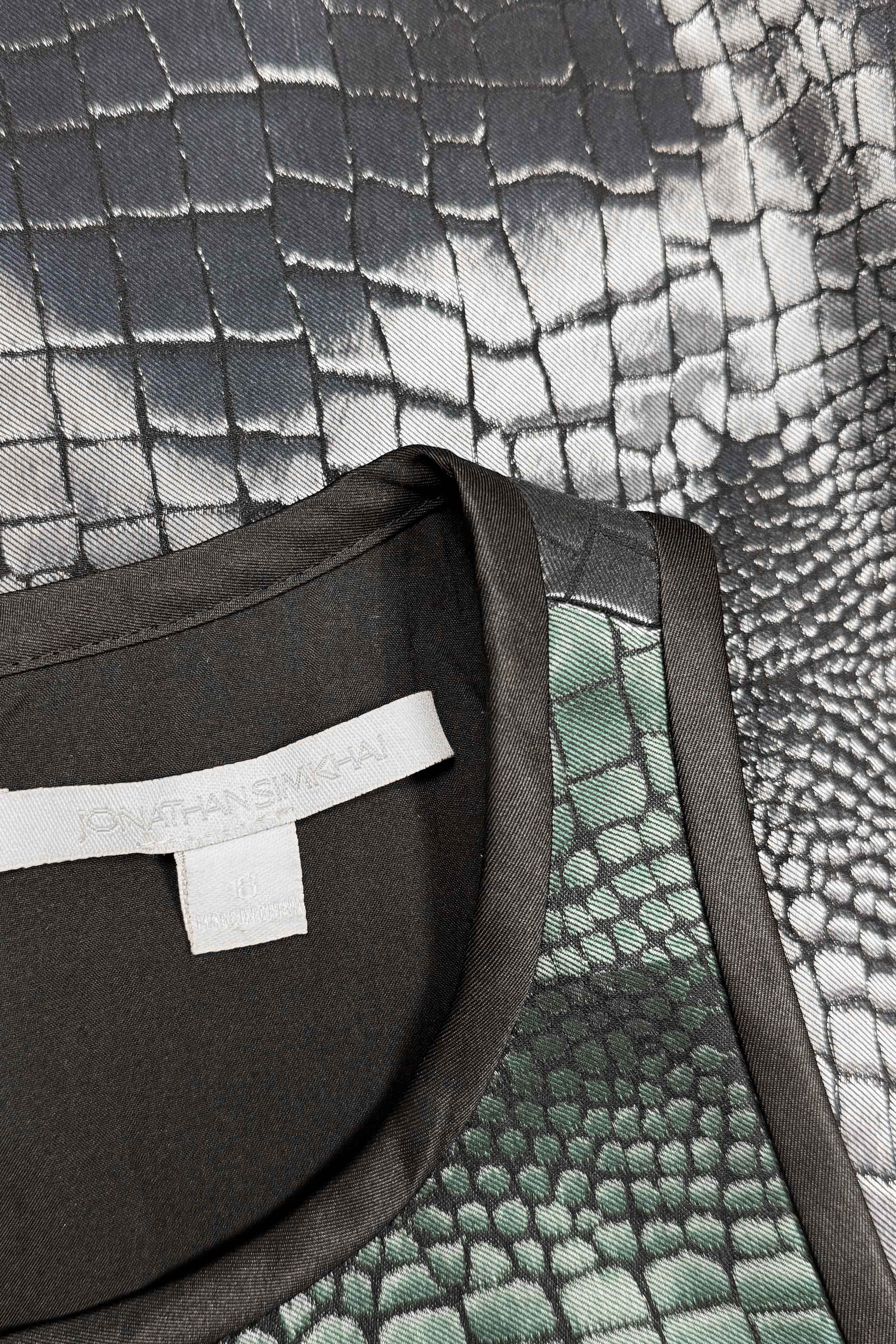 Midi-Kleid mit Metallic Finish (Gr. 38 FR)