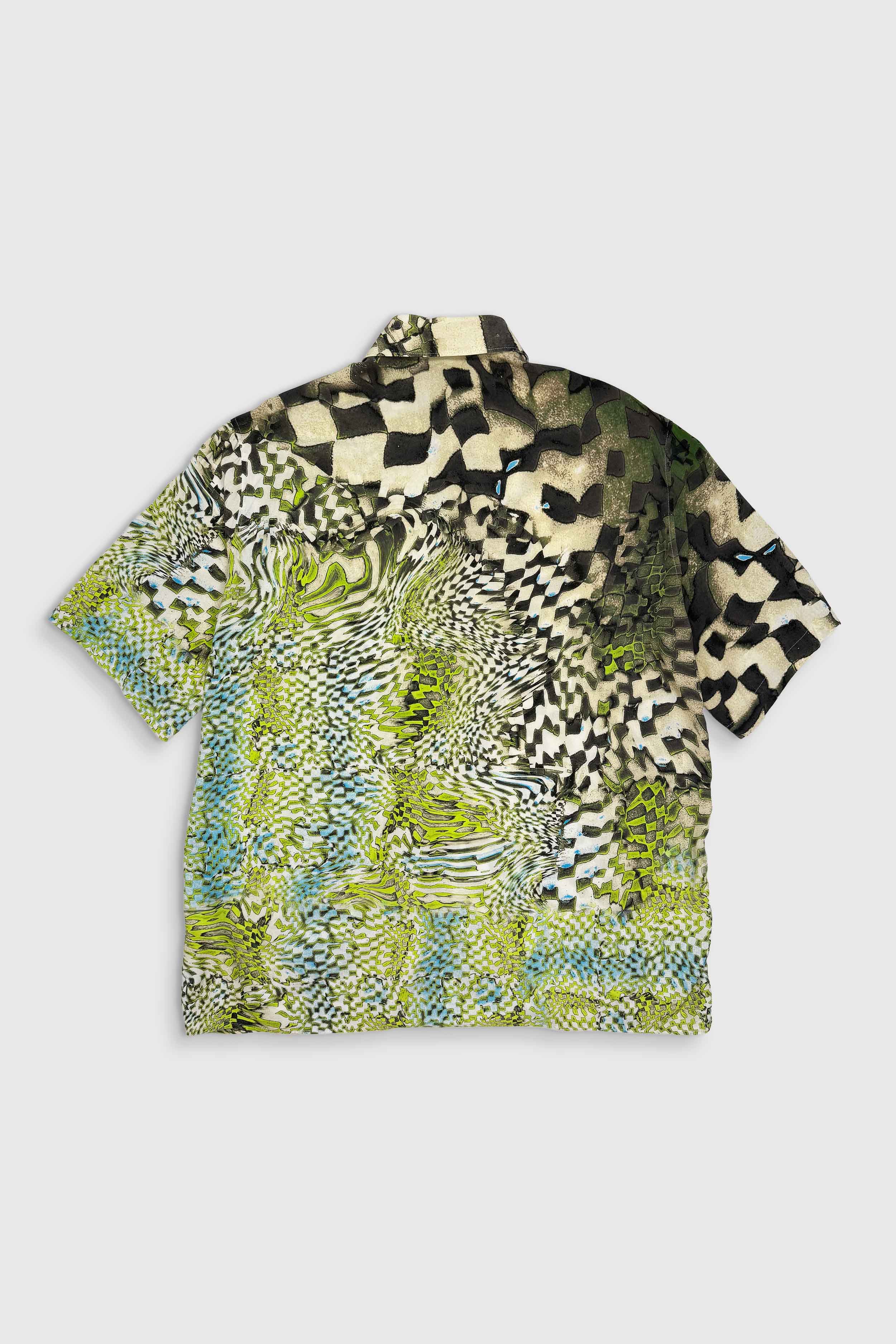 Archive-Print Kurzarm Hemd (Gr. 50)