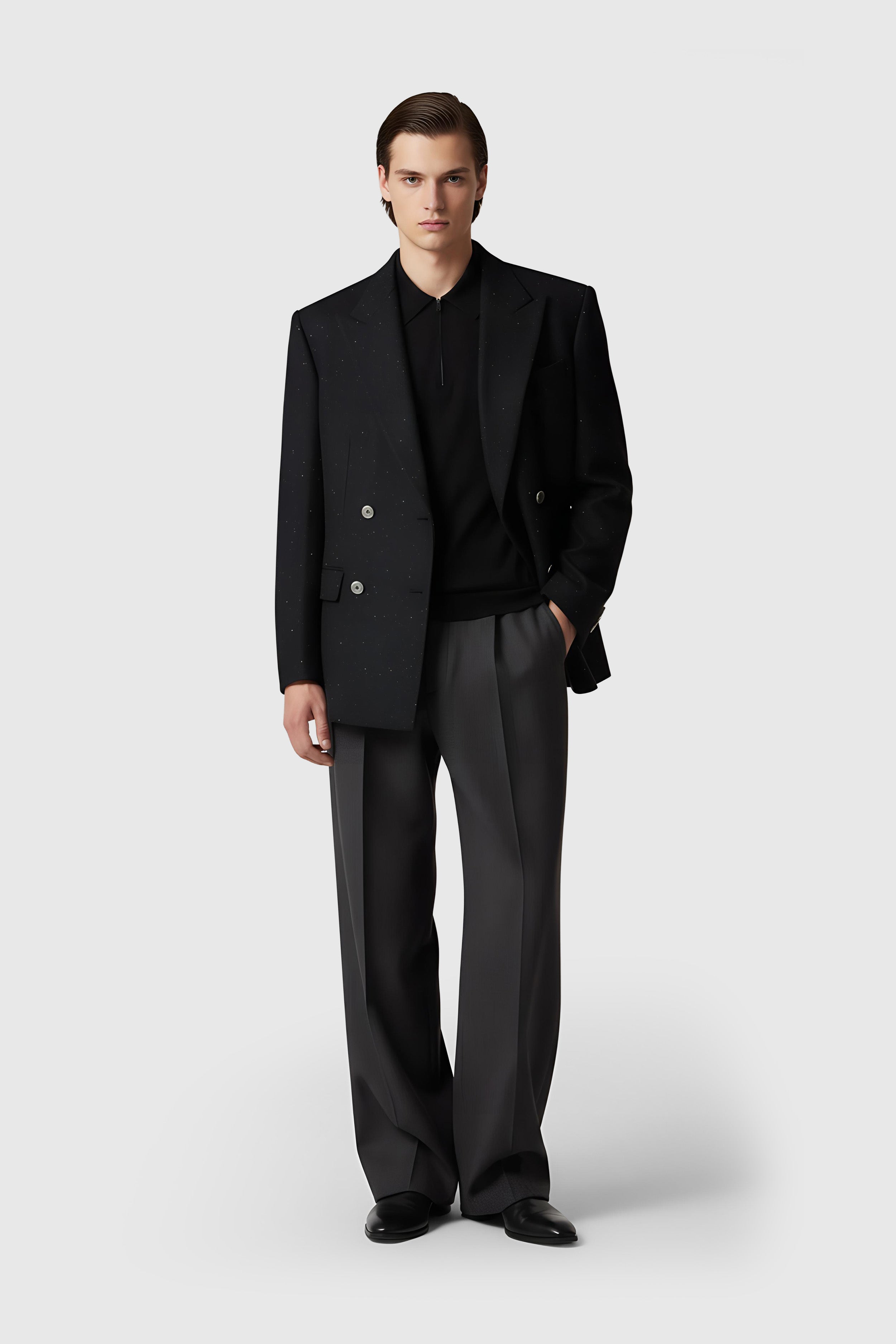 Doppelreihiger Blazer aus Cashmere (Gr. 54)