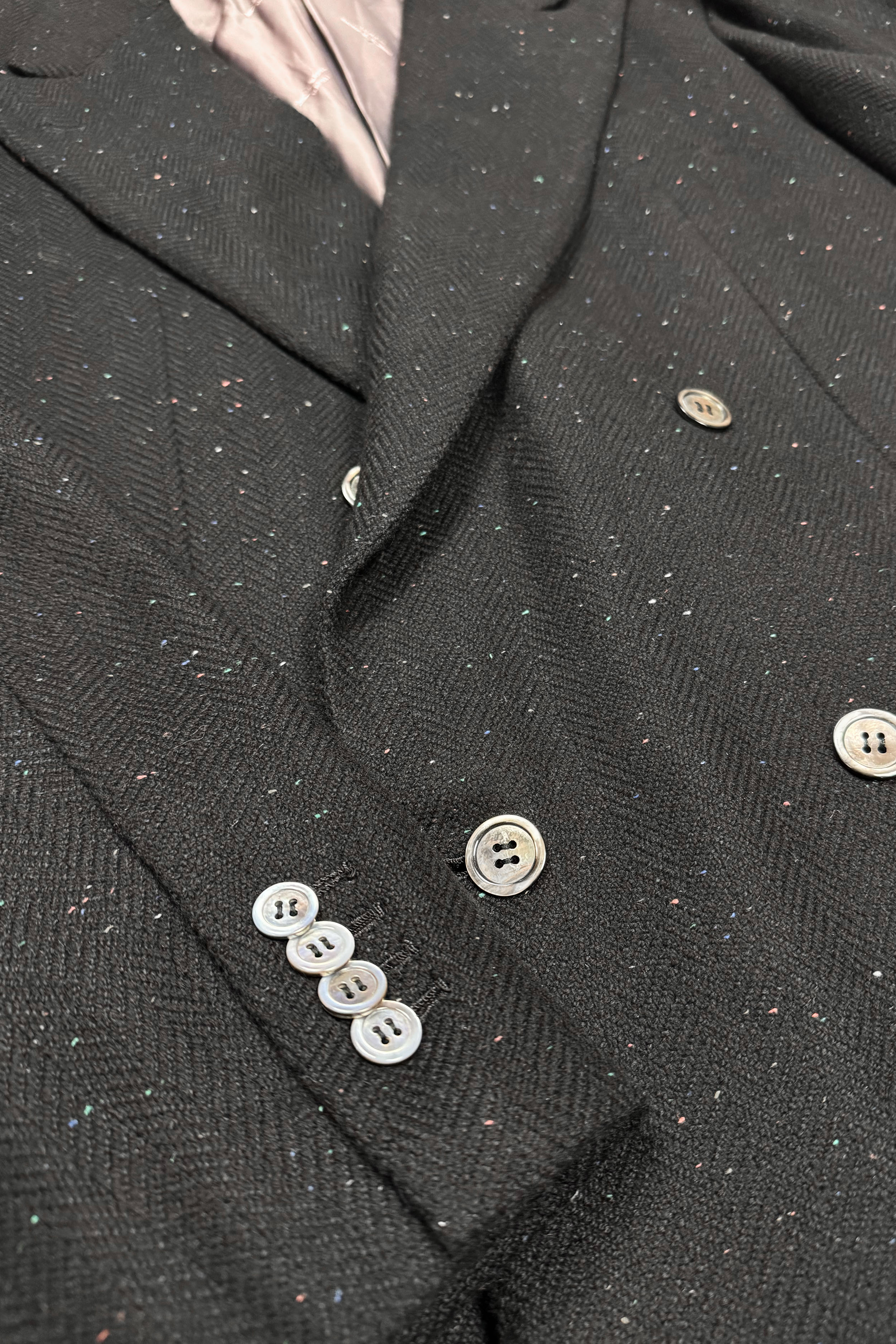 Doppelreihiger Blazer aus Cashmere (Gr. 54)