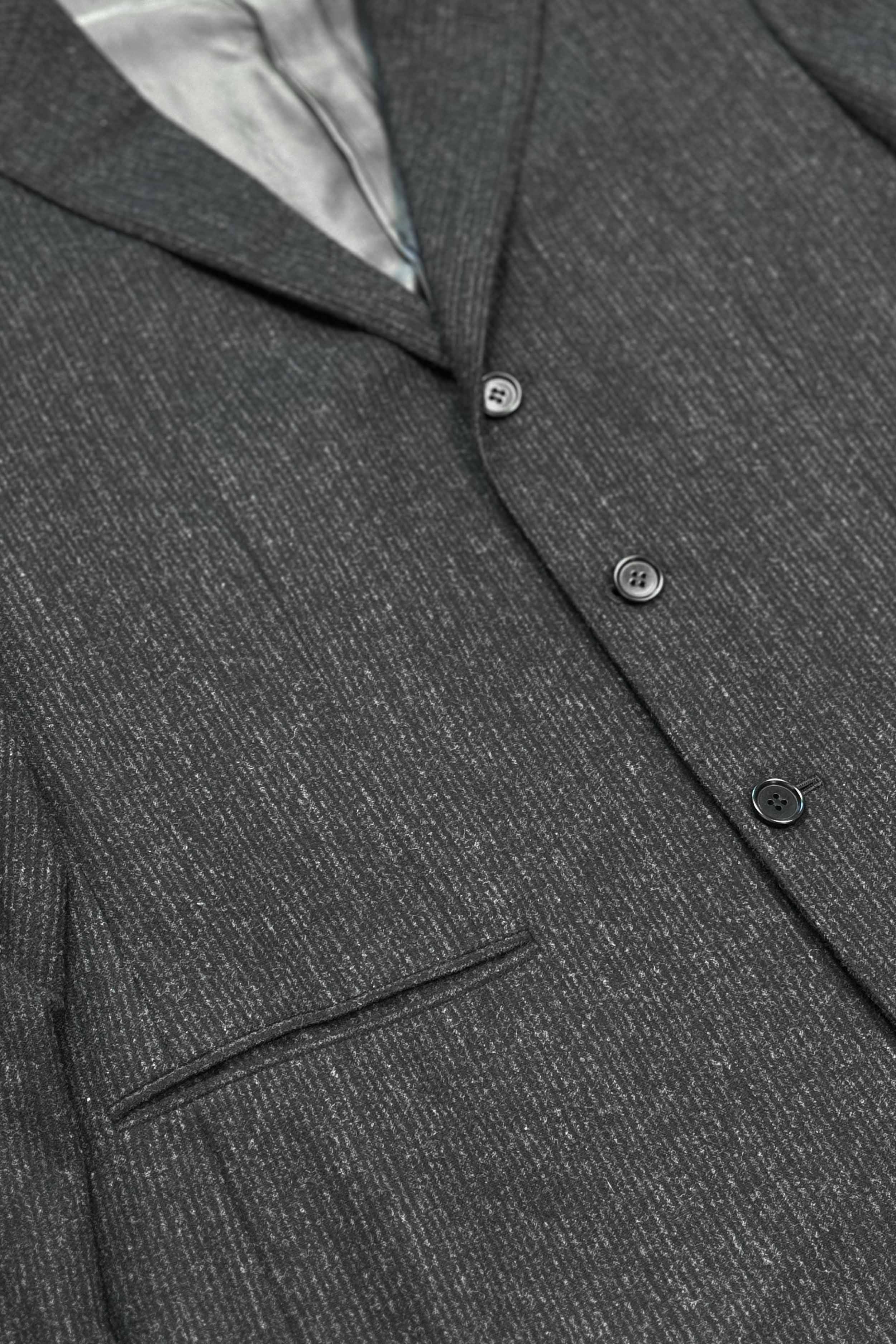 Einreihiger Anzug aus Wolle (Gr. 52)