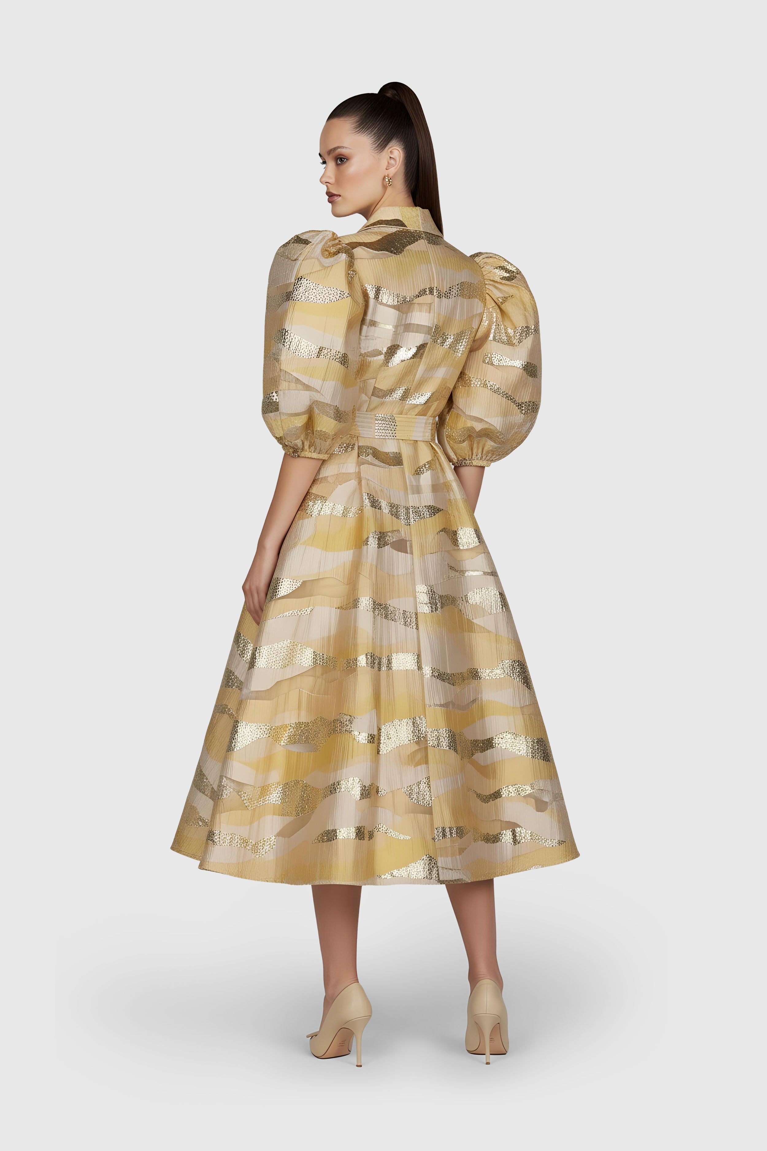 Wickelkleid mit Gürtel (Gr. XS)