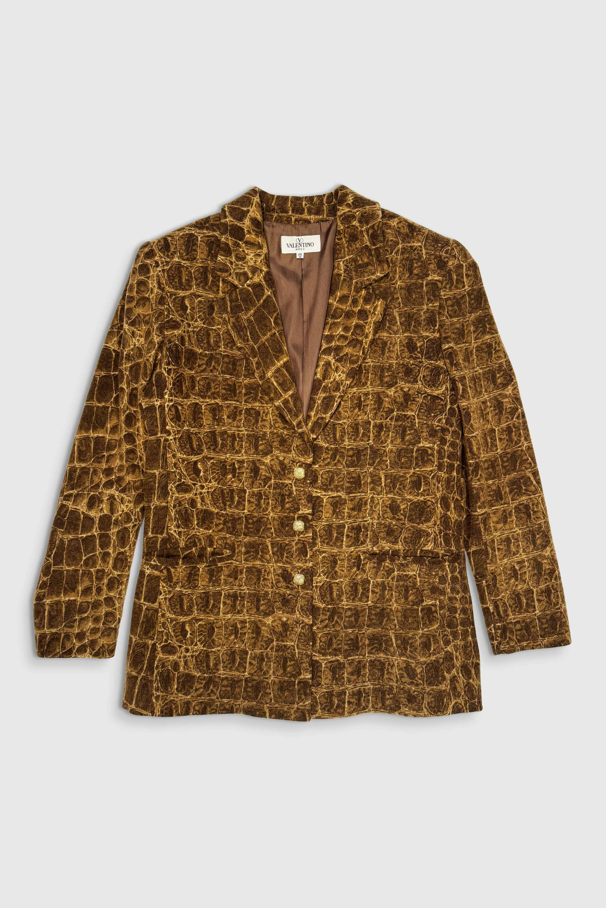 Blazer mit Python-Print (Gr. 42 IT)